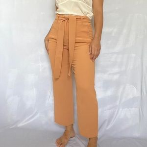 Orange creamsicle trousers by wilfred